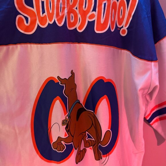 Vintage 90s Universal Studios Scooby Doo AOP Football Jersey (XL-2XL) - Picture 7 of 14